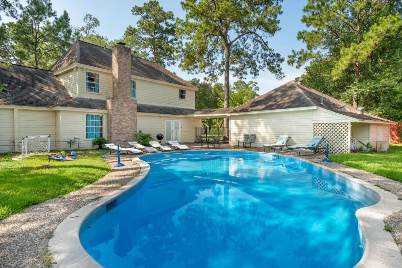 Pool Oasis Games Wifi Bbq Yard Sleep 16 Villa Houston Exterior foto